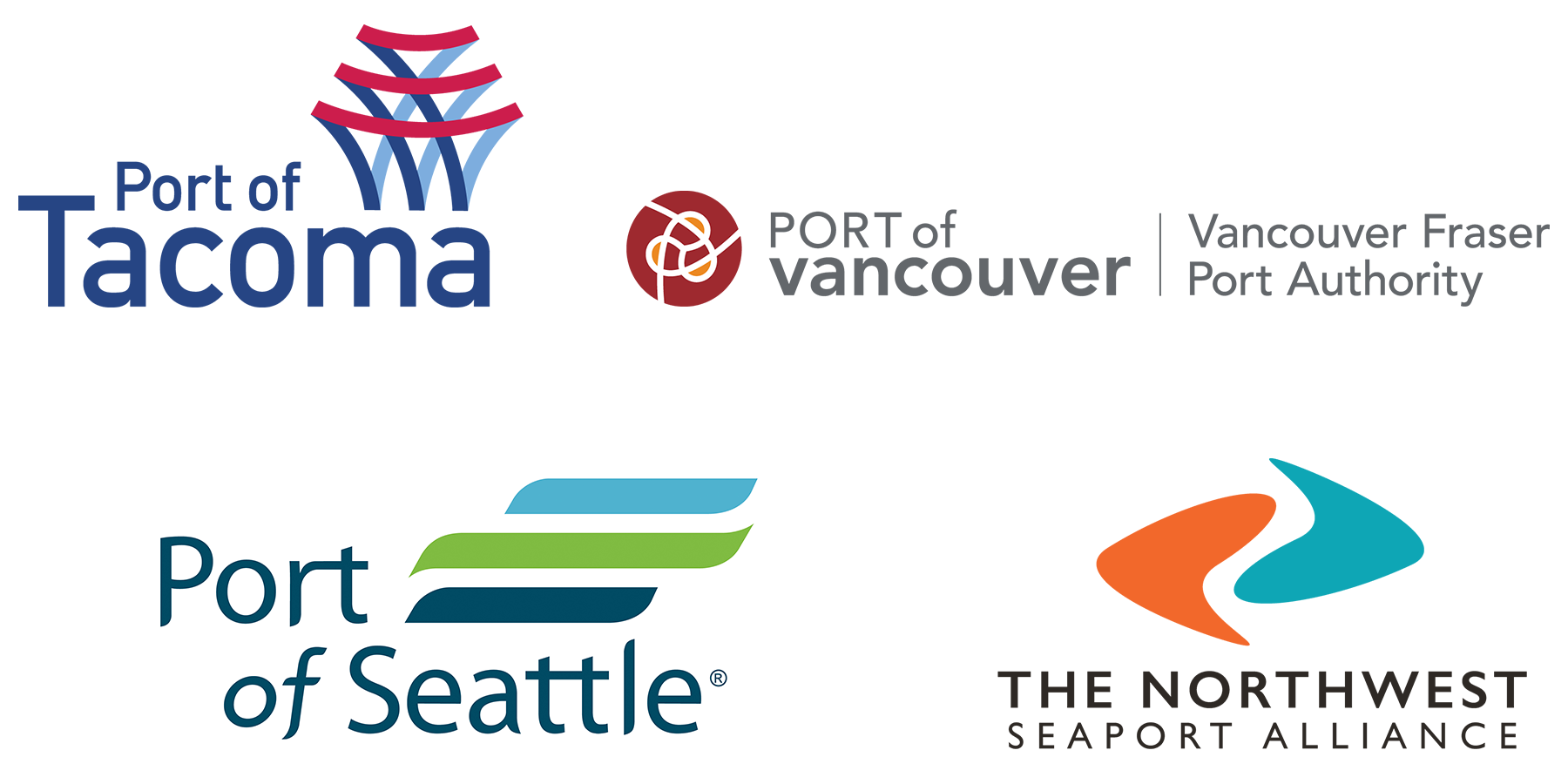 logos of four ports